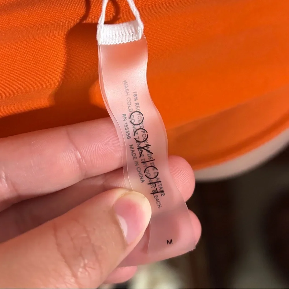 NWT OOKIOH Women’s Orange Bikini Set